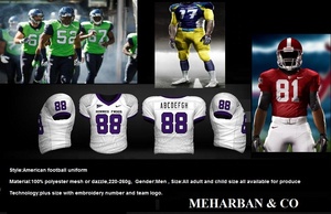 Tenue de sport pour hommes, uniforme de Football américain confortable et léger - Product Image 5