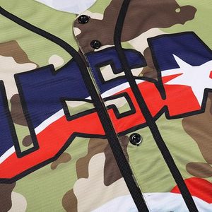 Custom Breathable Sublimated Baseball Jersey Full <b>Button</b> Team Gear for Little League and College Baseball Games - Product Image 5