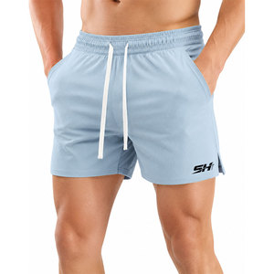 Shorts de course personnalisables pour hommes, construction respirante améliorant la ventilation, coutures renforcées. - Product Image 1