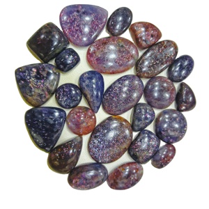 Cristales de Iolita y Piedra del Sol Multicolores Naturales de Alta Calidad, en Forma de Pera, de 20-45mm, para Joyería - Product Image 5