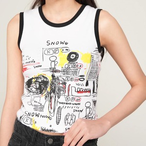 Women's Leopard Print <b>Sequin</b> Tank <b>Top</b>-Sparkly Sleeveless Square Collar Crop <b>Top</b> for Club and Party Wear - Product Image 1