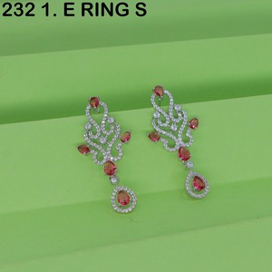 Boucles d'oreilles classiques tendance MIJ plaquées argent pour femmes, boucles d'oreilles fines plaquées argent, boucles d'oreilles à clous géométriques tendance plaquées argent - Product Image 2