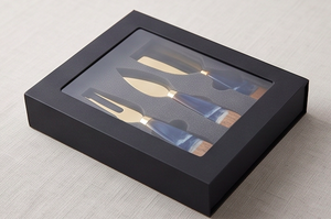 Elegant <b>Cheese</b> <b>Knife</b> <b>Set</b> With Wooden Handle And Gold Blade Durable Cutlery For Serving <b>Cheese</b> Use Home And Kitchen Use - Product Image 5