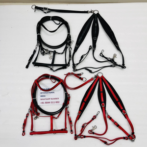 Bridon d'endurance avec plastron, rembourrage importé, quincaillerie en acier inoxydable, équipement d'équitation réglable - Product Image 4
