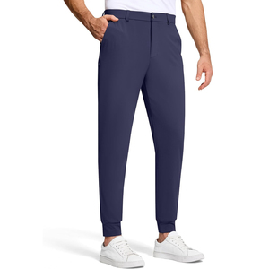 Pantalon de jogging minimaliste uni avec logo, finition soignée, tons neutres, personnalisation de marque, polyvalent pour la vente au détail ou les programmes de marque privée - Product Image 1