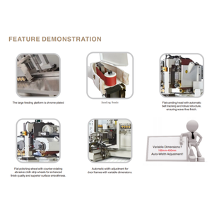 Machine à poncer les encadrements de portes en <span class=keywords><strong>bois</strong></span> à haute productivité avec contrôle de fréquence, moteur et entraînement - Product Image 3