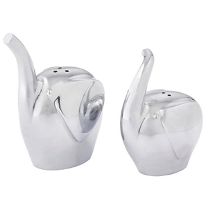 Salero y pimentero para decoración de mesa o para regalos de alta gama, de la mejor calidad, con textura en relieve y chapado en oro. - Product Image 3