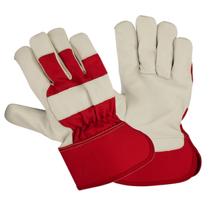 Premium Eco-Friendly Cowhide Leather Thermal <b>Touchscreen</b> Needle Detection Four Seasons Outdoor Plain Work <b>Gloves</b> Heavy-Duty - Product Image 2