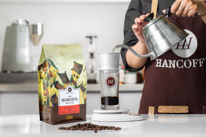 HANCOFFEE Standard 100% Robusta Roasted Whole <b>Coffee</b> <b>Beans</b> Medium Roast Strong Intensity Dark <b>Chocolate</b> Bulk Bags Factory OEM/OD - Product Image 6