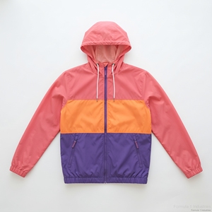 Mens Winter Windbreaker <b>Jacket</b> Waterproof Outerwear Stand Collar Front Logo Custom Windbreaker Manufacturer - Product Image 4