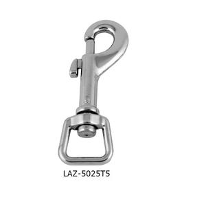 Mousqueton à déclenchement en alliage de zinc plaqué argent, robuste et durable, pour sangle de laisse de chien - Product Image 2