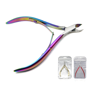Cortauñas de Alta Calidad para Uñas de los Pies, Profesional, Fácil de Usar, para Uñas Gruesas, Color Arcoíris, con Doble Cuchilla - Product Image 6