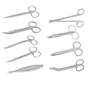 Tijeras Microquirúrgicas de Acero Personalizadas de 120 mm (4.34 Pulgadas), Rectas y Afiladas, Instrumento Quirúrgico para Uso Hospitalario, Certificación CE SurgiRight - Product Image 3