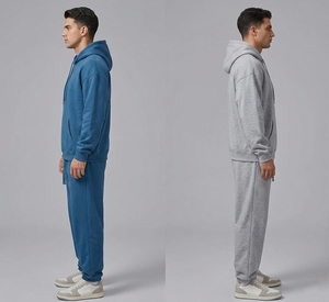Conjunto Deportivo Holgado para Hombre / Sudadera con Capucha y Pantalones Deportivos de Invierno / Conjunto Deportivo de Felpa Gruesa para Hombre - Product Image 3