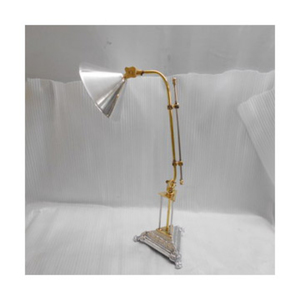 Lampe de bureau en laiton antique avec bras articulé réglable, abat-jour en dôme Art Déco, lampe de table pour la maison, le bureau, l'hôtel, la lecture au chevet - Product Image 6