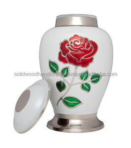 Urnes funéraires décoratives en laiton pour adultes, faites à la main, pour hommes et femmes. - Product Image 1