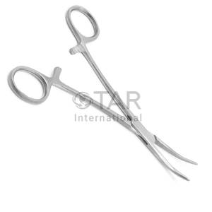 Pinces hémostatiques en acier inoxydable Crile 5,5 pouces, courbées, instrument chirurgical, poignée verrouillable, usage médical, dentaire, vétérinaire, laboratoire - Product Image 2