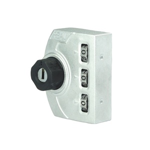 REAL RL-9043 Keyless Password <b>Lock</b> Platinum Zinc Alloy for <b>Gym</b> Locker Use - Product Image 2