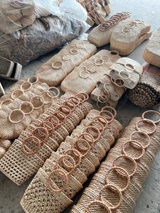 Bolsa de jacinto de agua, material de fibra de jacinto de primera calidad diseñado para bolsas de transporte reutilizables de Vietnam - Product Image 4