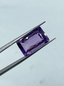 Pierre brute d'améthyste naturelle de haute qualité, taille baguette, 7,99 carats, 10x16,50 mm, pour la fabrication de bijoux - Product Image 3