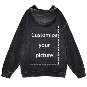 Customizable <b>Men's</b> Hooded Sweatshirt 100% Cotton Knitted Regular Fit Casual Autumn Wear Front Pocket Design Heat-Transfer Lined - Product Image 4