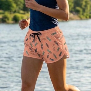 Customized Women Ladies 4 Way Strength 100%polyester Girls Beachwear Swimwear Bottom Pants Swim <b>Surf</b> Beach Hot Sexy Board Shorts - Product Image 1