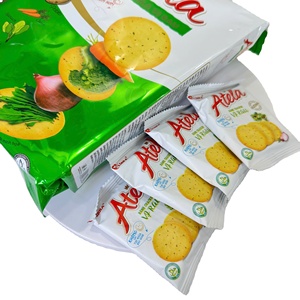 Galletas crujientes con sabor a verduras Atela, envasadas en bolsa, sabor salado, con patata, zanahoria, espinacas, brócoli y cebolla - Product Image 4
