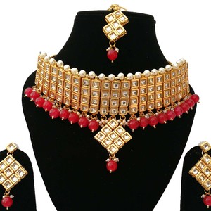 Women's Trendy Alloy Party Wear Engagement Anniversary Wedding Choker Earrings Set Copper 18K Gold Plated Zircon Jewelry - Product Image 2