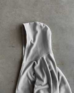 Fabricants de sweats à capuche personnalisés avec votre logo, style Glo Gang, en molleton 100% coton épais, coupe ample streetwear sans cordon, ourlet brut, idéal pour l'hiver - Product Image 3