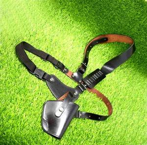 2026 Meilleures ventes : Holster tactique universel en cuir pour épaule, sacoche sous-bras double épaule réglable, excellent pour la dissimulation, fait main - Product Image 1