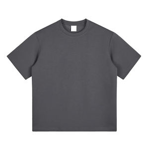 T-shirts d'été 240 GSM 100 % coton couleur unie à épaules tombantes, vierges, respirants, à manches courtes, pour impression sérigraphique pour hommes - Product Image 5