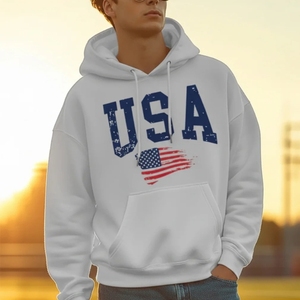 Sudaderas con Capucha Extra Grandes Personalizables de Buena Calidad en Oferta, Sudaderas Casuales de Algodón - Product Image 4