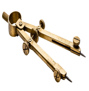 Outil de dessin professionnel en laiton pour artistes, diviseur à motif droit pour le dessin technique, disponible à prix de gros. - Product Image 6