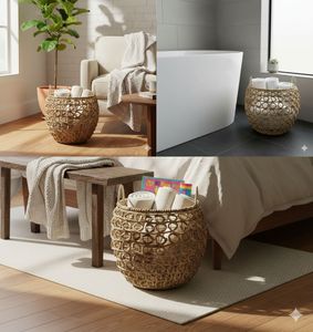 Artesanía en Corteza de Árbol de Plátano GENTONG OWOL - Product Image 6