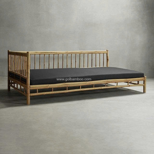 Nouvelle arrivée, chaise en bambou de style européen, de haute qualité, confortable, écologique, pour l'école et les parcs, 57x57x45/82cm, Vietnam - Product Image 2