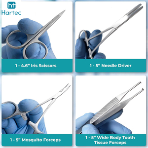 Ensemble de 17 pièces parfait pour l'anatomie, la biologie, la botanique, la chirurgie, kits de dissection, ensemble d'instruments chirurgicaux, outils manuels en acier inoxydable - Product Image 3