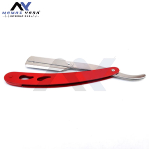 Professional <b>Straight</b> Blade Barber <b>Razor</b> Lightweight Swing Lock Folding <b>Straight</b> <b>Razor</b> for Beard Shaving Stainless Steel Salon - Product Image 3
