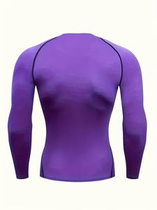Camiseta Deportiva de Compresión de Manga Larga para Hombre, Camisetas de Compresión Ajustadas y Ligeras - Product Image 2