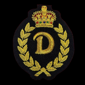 Handmade Bullion Wire Embroidery Heart Shape Patches for Hats-Custom Sizes & Designs High Quality <b>Sew</b>-On - Product Image 4