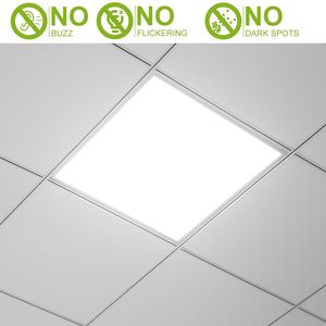 2 Pannelli LED da 48W 2FT 5800LM 7000K, Illuminazione a Soffitto Equivalente a 150W, Troffer Incassato con Bordo Luminoso per Ospedali - Product Image 2