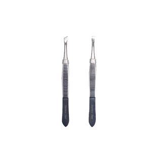 Juego de pinzas de punta fina de 2 piezas con agarre antideslizante - Product Image 1