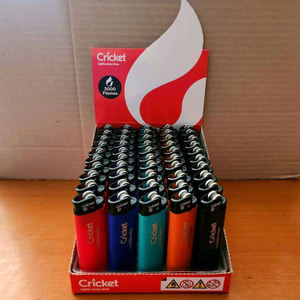 Briquet à gaz Cricket en plastique de qualité supérieure / Briquet Cricket jetable avec logo personnalisé / Briquets Cricket rechargeables à vendre - Product Image 4