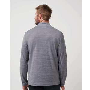 T-shirt à col zippé 1/4 personnalisé avec logo, de haute qualité, pour la gym et le sport, à manches longues, séchage rapide, décontracté et léger - Product Image 3