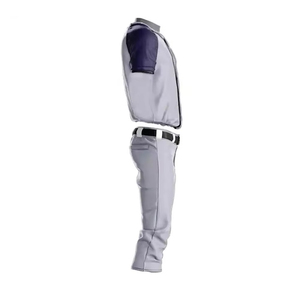 Uniformes de baseball en gros, tissu extensible respirant, vêtements d'équipe avec capacités de production OEM - Product Image 3