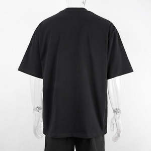 Promoción: Camisetas Clásicas de Manga Corta para Hombre, 180 g/m², 100% Algodón, Cuello Redondo, Corte Regular, Tejido de Punto, Secado Rápido, Estilo Casual de Verano - Product Image 5