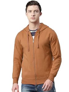 Sweat à capuche zippé pour homme de qualité supérieure, 100% coton, hiver, impression personnalisée OEM/ODM, MOQ, livraison rapide, service mondial - Product Image 4