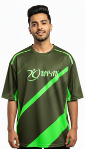 เสื้อยืดโอเวอร์ไซส์พิมพ์ลายแบบซับลิเมชั่น แฟชั่นลำลองแนวสตรีทสำหรับผู้ชาย - Product Image 4