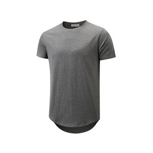 T-shirt à manches courtes pour homme, imprimé numérique abstrait, col rond, coupe ample, longueur normale, décontracté, tricoté, respirant, 300g coton/bambou - Product Image 5