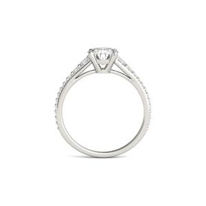 Bague de fiançailles classique en diamant de laboratoire 1,3 carat en or blanc 10K certifiée IGI avec micro-pavé, idéale pour mariage, fête ou demande en mariage - Product Image 2