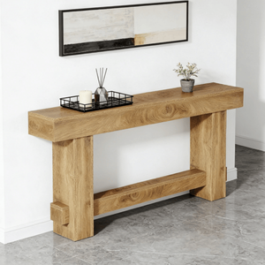 Consolle Lunga Moderna di Lusso in Legno Massello, Arredamento Contemporaneo per Ingresso, Appartamento o Soggiorno d'Hotel - Product Image 5